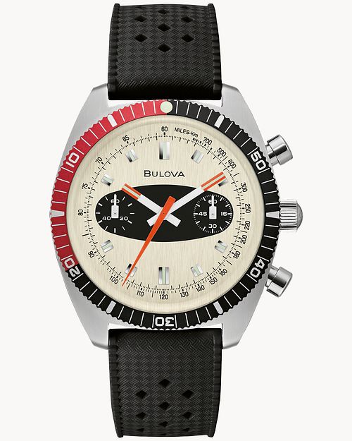 Dial Silicone Strap Chronograph A 98A252 Bulova